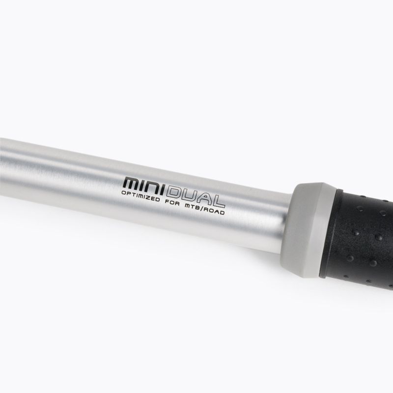Topeak Mini Dual silver bicycle pump T-TMMB-2 3