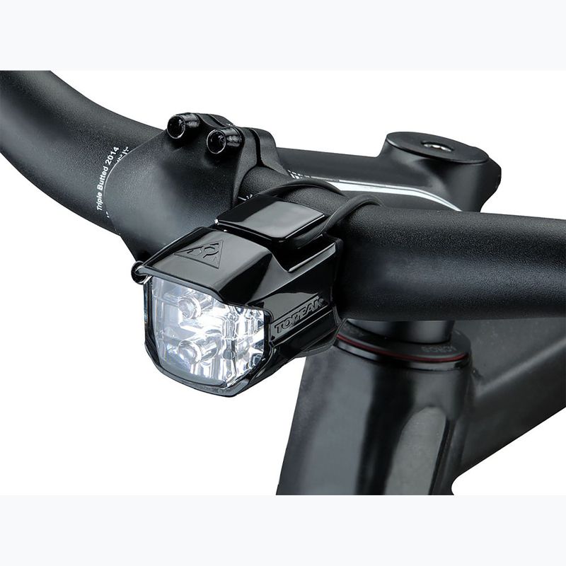 Topeak Whitelite Race front bike light black 2