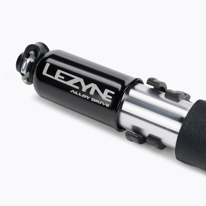 Lezyne ALLOY DRIVE HV S ABS 90psi bicycle pump black LZN-1-MP-ALLDR-V2S04 3