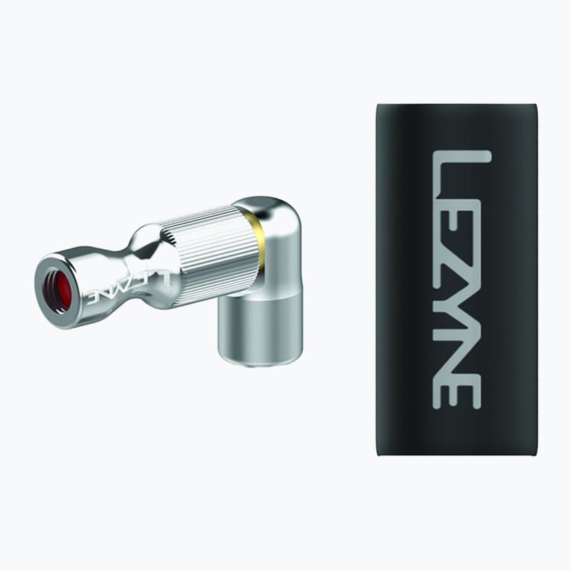 Lezyne Trigger Drive Co2 Head only gloss silver bicycle pump