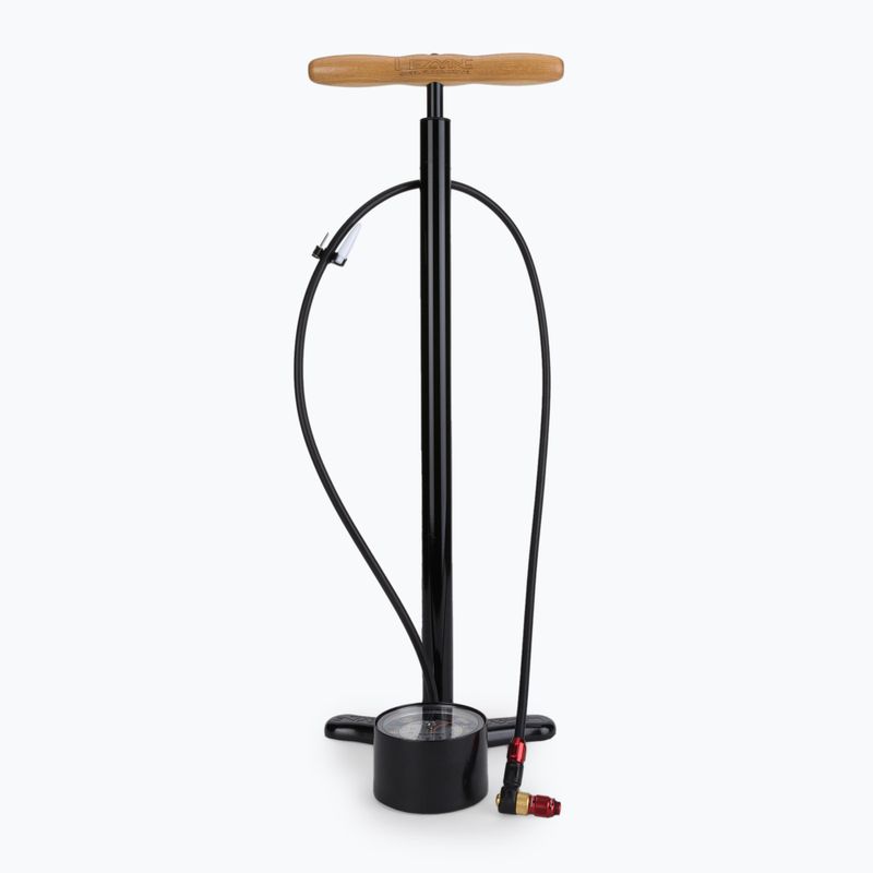 Lezyne STEEL FLOOR DRIVE ABS-1 PRO CHUCK 220psi bicycle pump black LZN-1-FP-SFLDR-V704