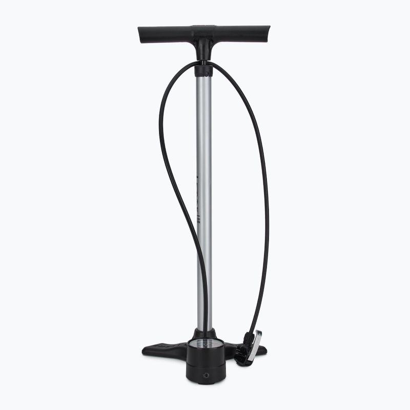 Lezyne Macro Floor DV Dual Valve Head bicycle pump 220psi silver