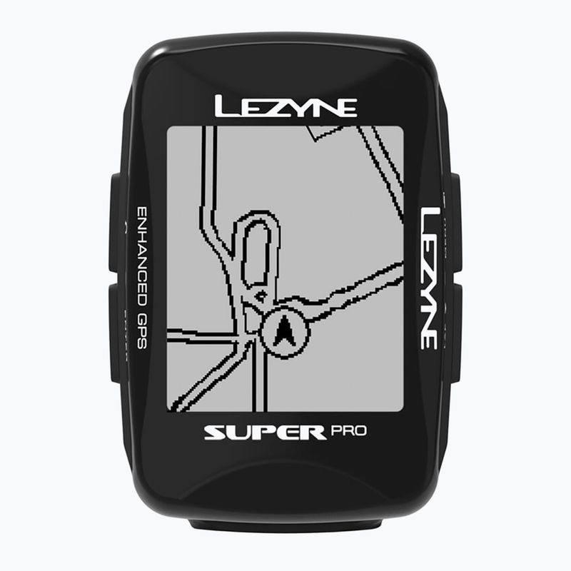 Lezyne Super Pro GPS bicycle counter black 3