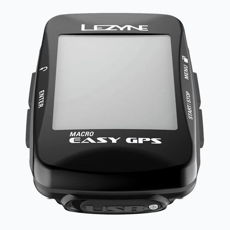 Lezyne Macro Easy GPS bicycle counter black 3