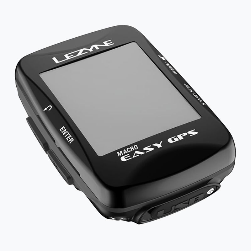 Lezyne Macro Easy GPS bicycle counter black 4