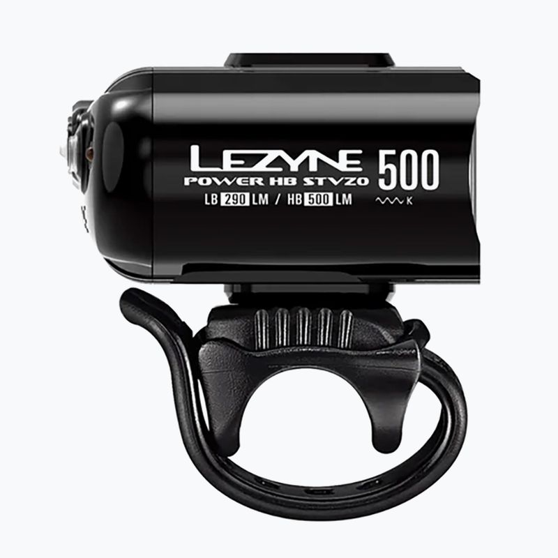 Lezyne Power HB Drive Stvzo 500 Loaded black front bike light 3