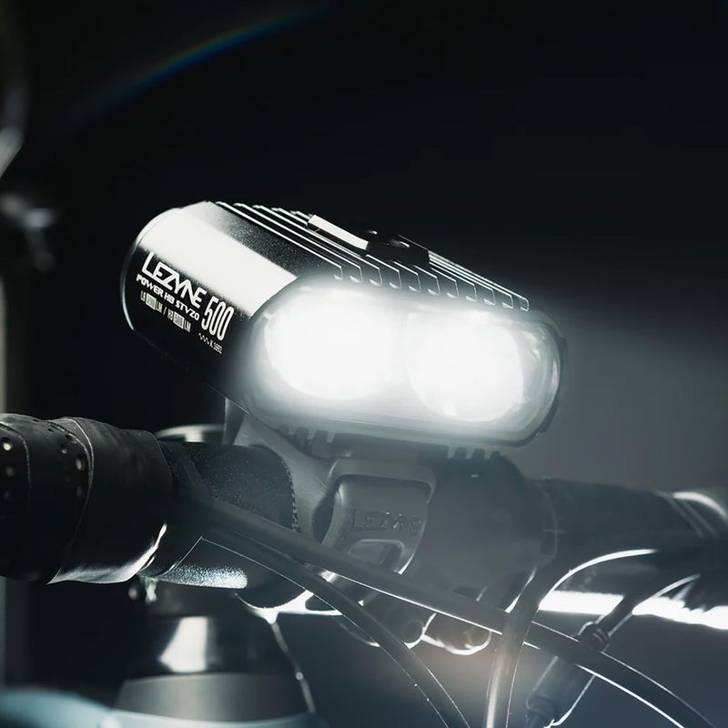 Lezyne Power HB Drive Stvzo 500 Loaded black front bike light 4