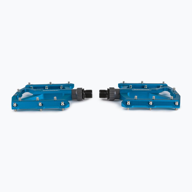 Exustar blue bicycle pedals PB557 3
