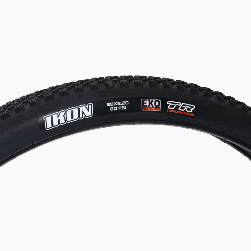 Maxxis Ikon 60TPI Exo/Tr Dual retractable bicycle tyre black TR-MX534 4