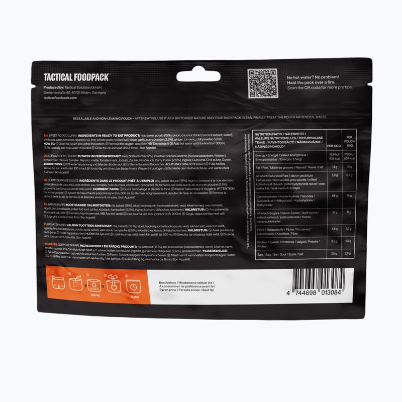 Freeze-dried food Tactical Foodpack Sweet Potato Curry Vege 415 g 3