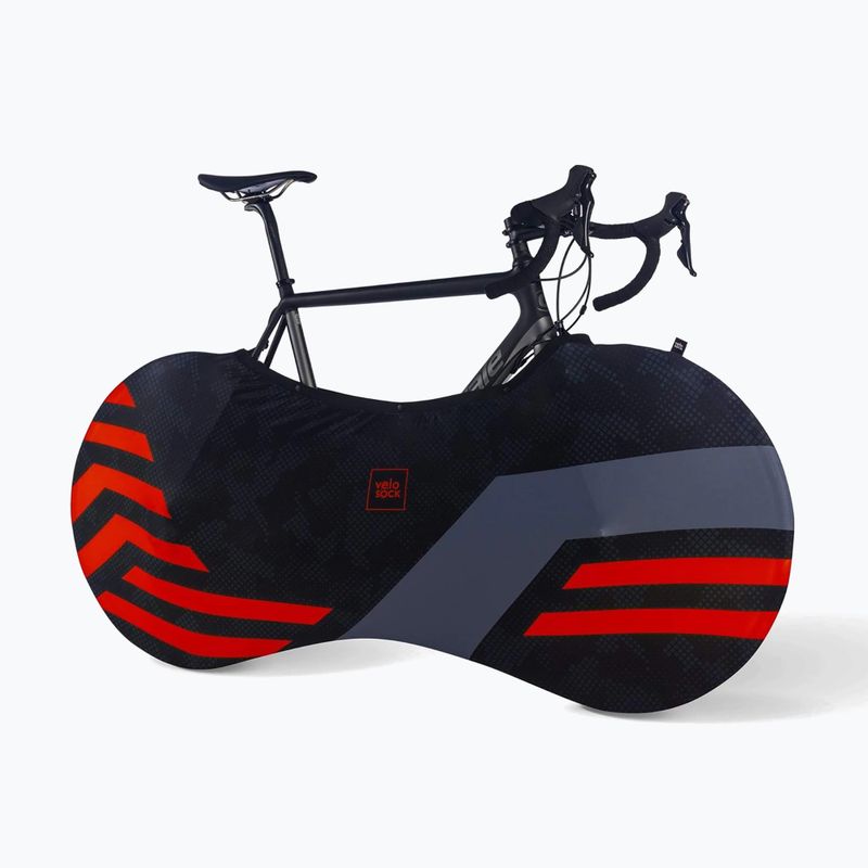 Bike wheels cover VELOSOCK Red Lines 2