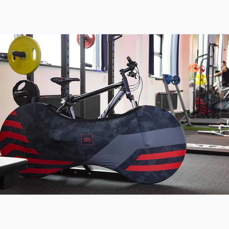 Bike wheels cover VELOSOCK Red Lines 3