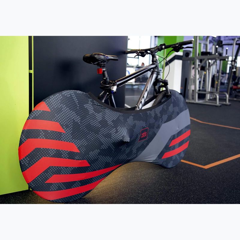 Bike wheels cover VELOSOCK Red Lines 4