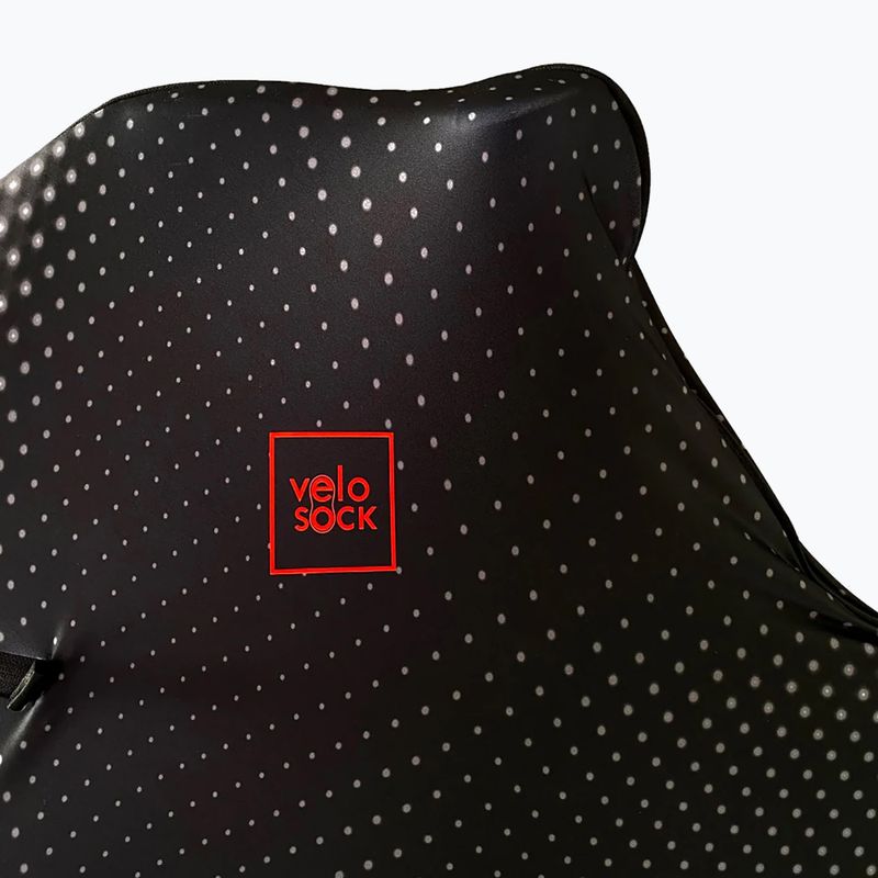 Bike transport cover VELOSOCK Carbon Black Road WR 5