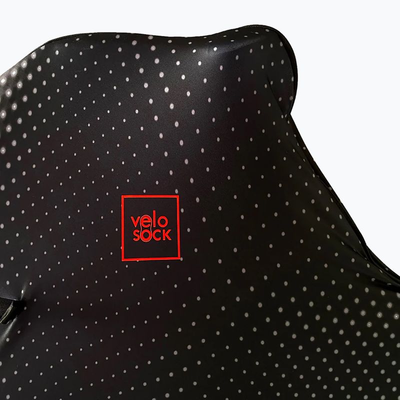 Bike transport cover VELOSOCK Carbon Black MTB WR 4
