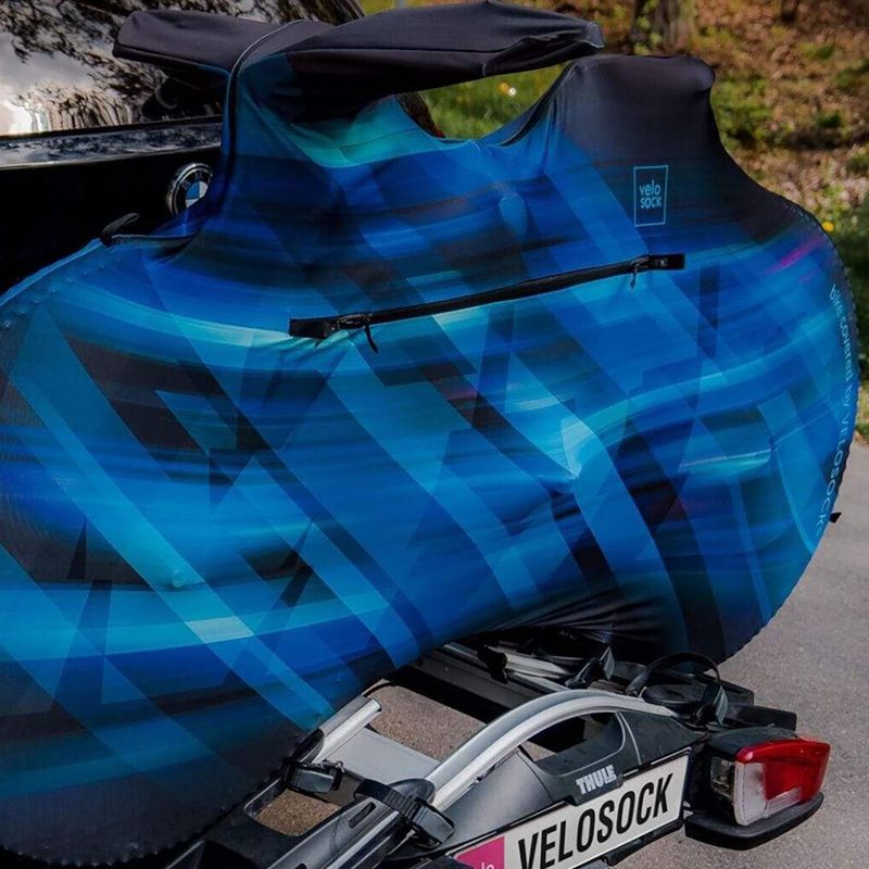 Bike transport cover VELOSOCK Speed Blue MTB ST 3