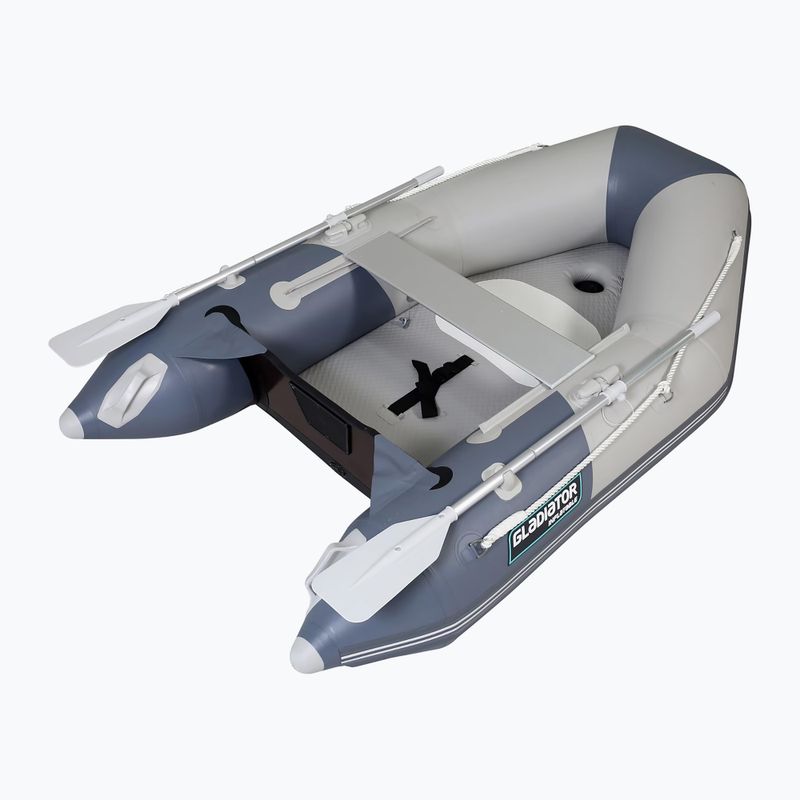 2-person inflatable boat Gladiator AK260 AD light/dark gray 4