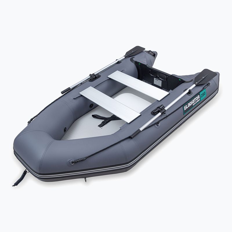 3-person pontoon Gladiator AK280 AD dark grey 3