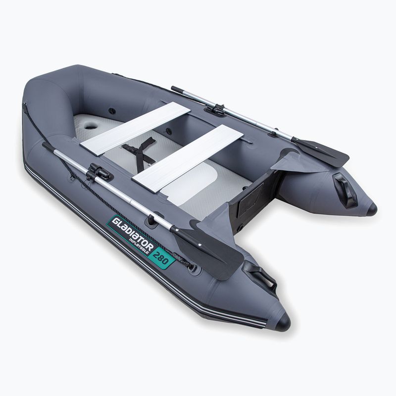 3-person pontoon Gladiator AK280 AD dark grey 4