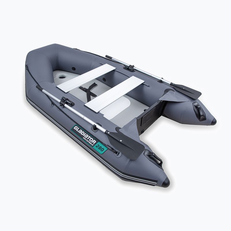 4-person inflatable boat Gladiator AK320 dark grey 3