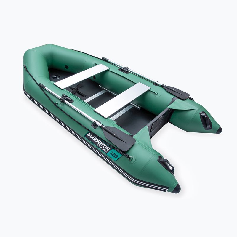 4-person inflatable boat Gladiator AK320 green 3