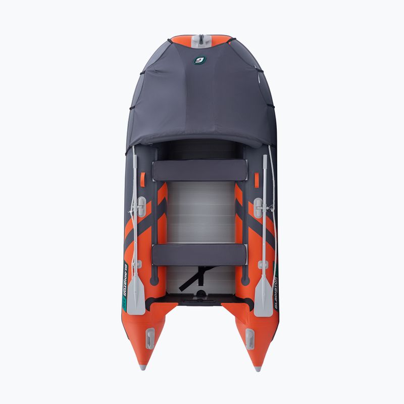 4-person inflatable boat Gladiator C330 AD orange/dark gray