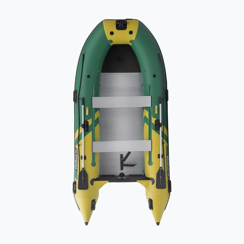 5-person inflatable boat Gladiator C370 AL green/yellow