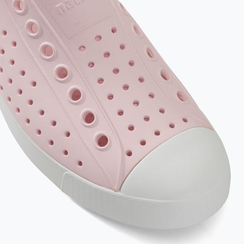 Native Jefferson trainers milk pink/shell white 7