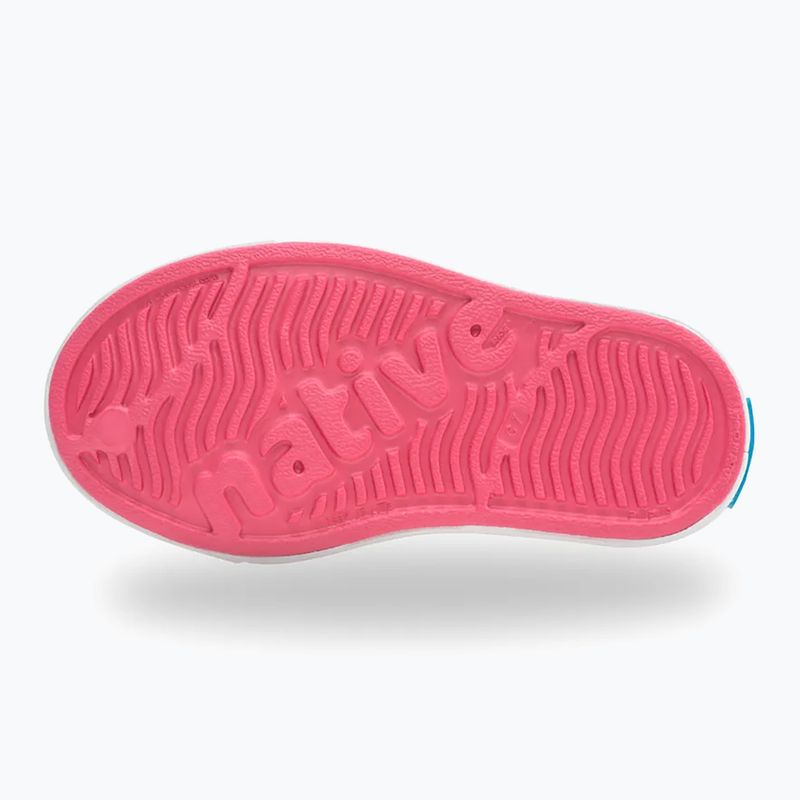 Native children's shoes NA-12111502 Jefferson Block dazzle pink/shell white/celery maria starfish 10
