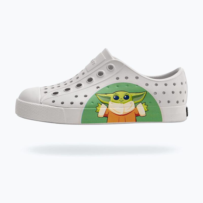 Native Jefferson Block Jr frost grey/mando bff children's trainers 10