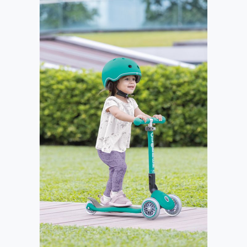 Globber Junior Foldable Lights children's tricycle dark emerald green 9