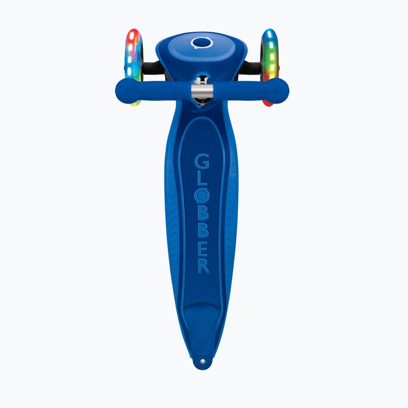 Globber Primo Foldable Plus Lights navy blue children's tricycle scooter 5