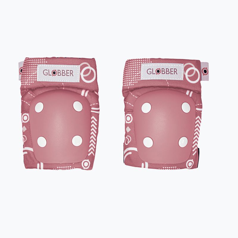 Globber Toddler deep pastel pink/shapes baby protector set 3