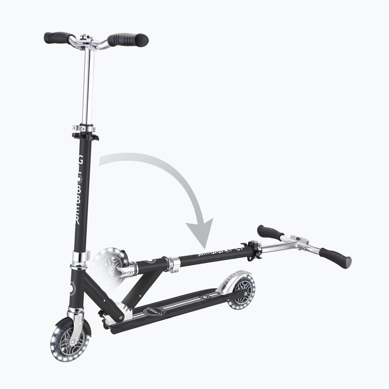Children's city scooter Globber Flow Element Lights black 6