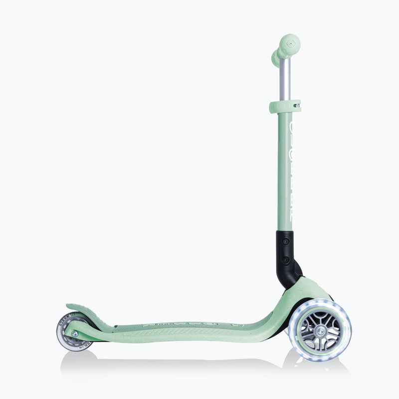 Globber Junior Foldable Lights Eco pistachio children's tricycle scooter 2