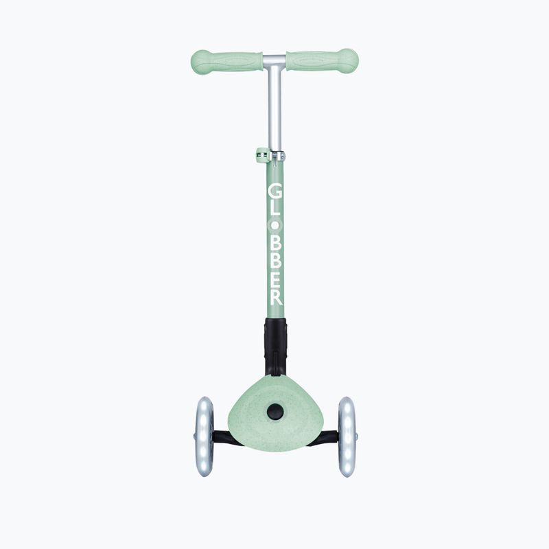 Globber Junior Foldable Lights Eco pistachio children's tricycle scooter 3