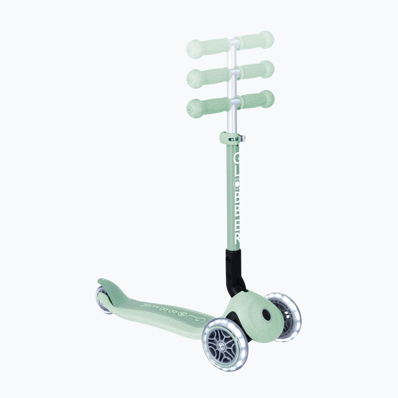 Globber Junior Foldable Lights Eco pistachio children's tricycle scooter 6