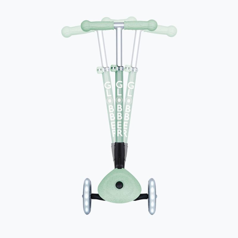 Globber Junior Foldable Lights Eco pistachio children's tricycle scooter 7