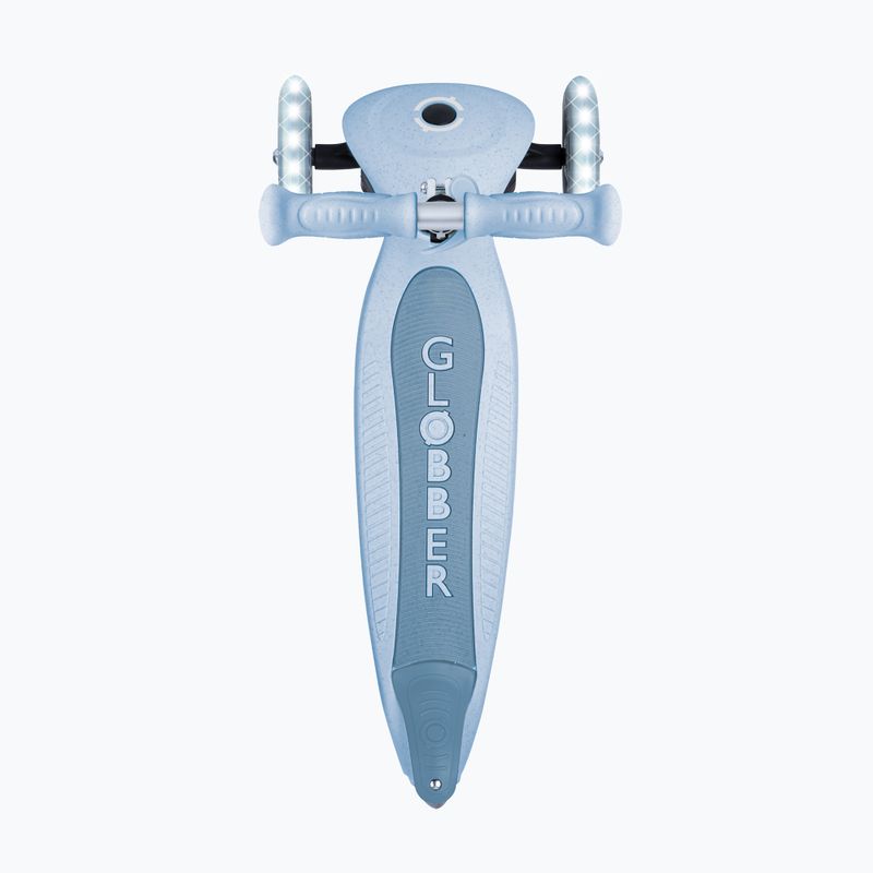 Children's three-wheeled scooter Globber Junior Primo Foldable Lights Eco blueberry 4