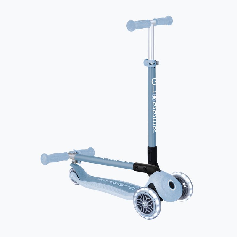 Children's three-wheeled scooter Globber Junior Primo Foldable Lights Eco blueberry 6