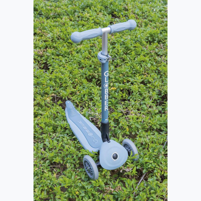 Children's three-wheeled scooter Globber Junior Primo Foldable Lights Eco blueberry 10