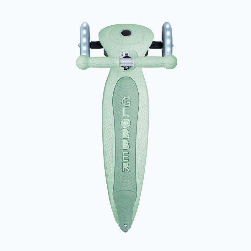 Children's three-wheeled scooter Globber Junior Primo Foldable Lights Eco pistachio 4