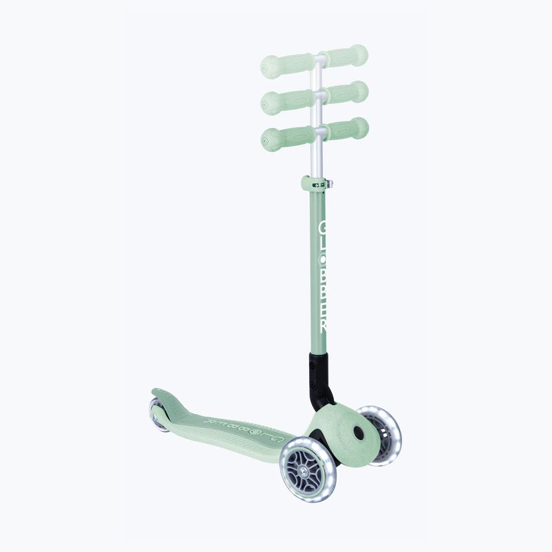 Children's three-wheeled scooter Globber Junior Primo Foldable Lights Eco pistachio 8
