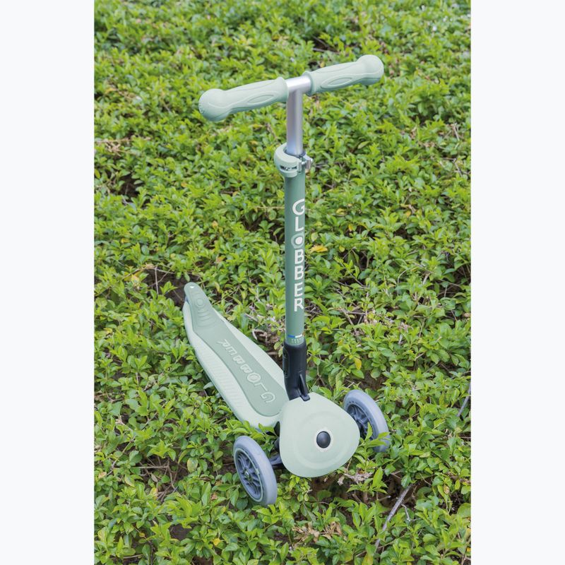 Children's three-wheeled scooter Globber Junior Primo Foldable Lights Eco pistachio 11