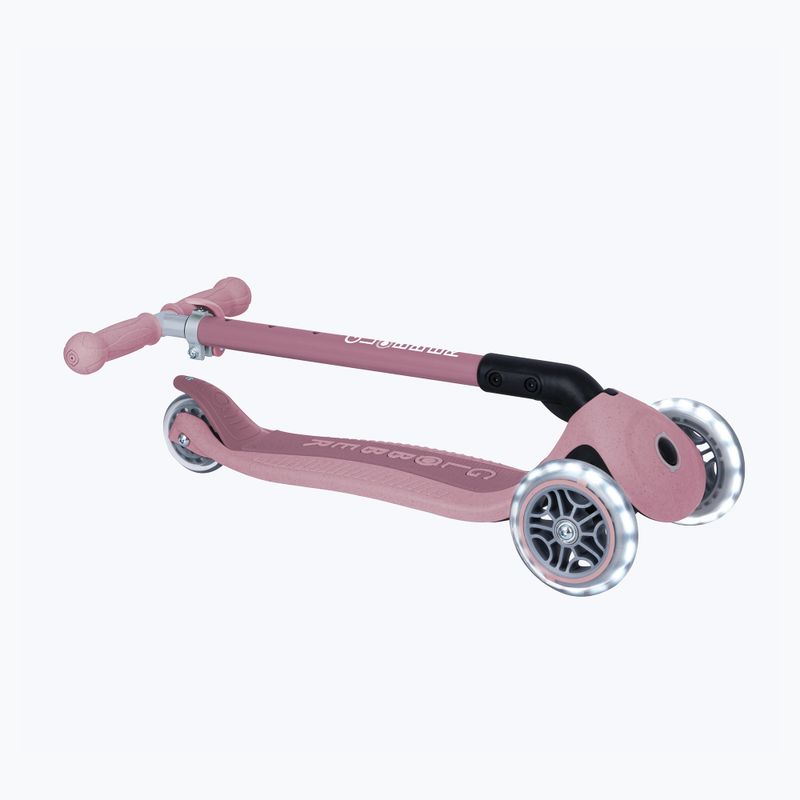 Children's three-wheeled scooter Globber Junior Primo Foldable Lights Eco berry 4