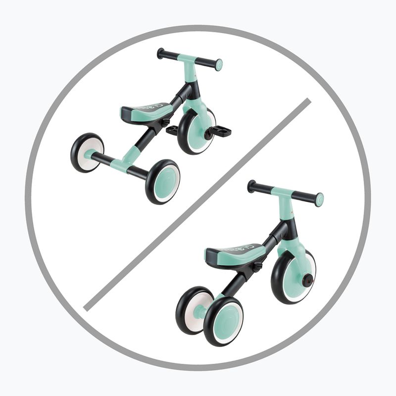 Three-wheeled balance bike Globber Learning Trike 2in1 mint 13