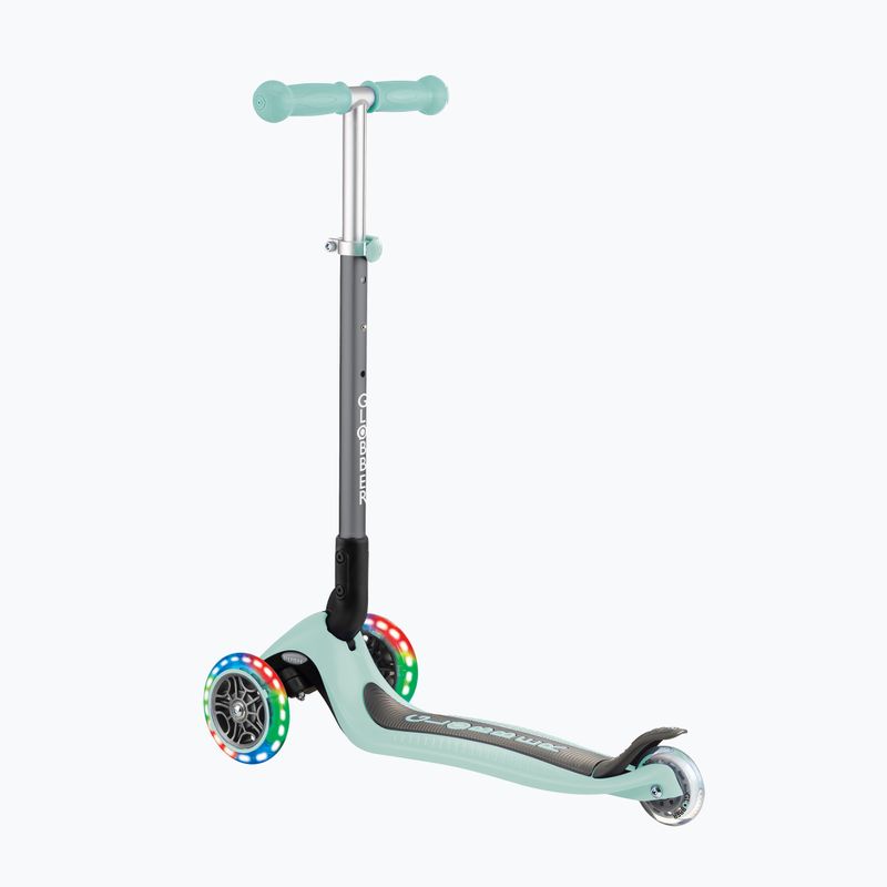 Globber Primo Foldable Lights mint children's tricycle scooter 3