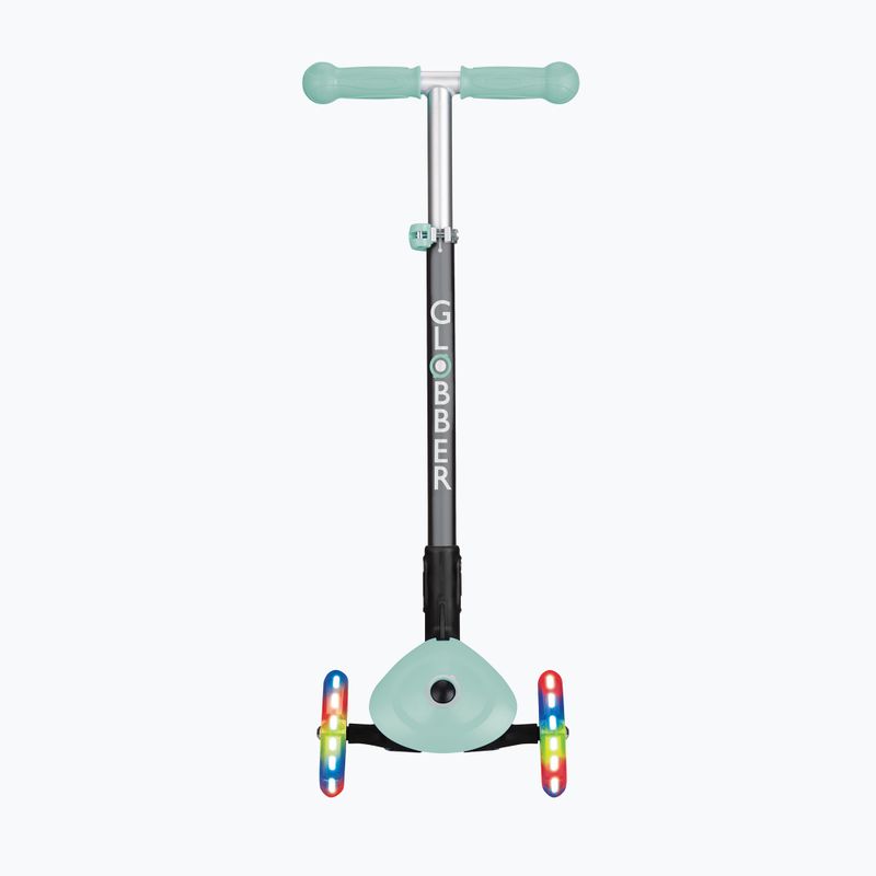Globber Primo Foldable Lights mint children's tricycle scooter 4