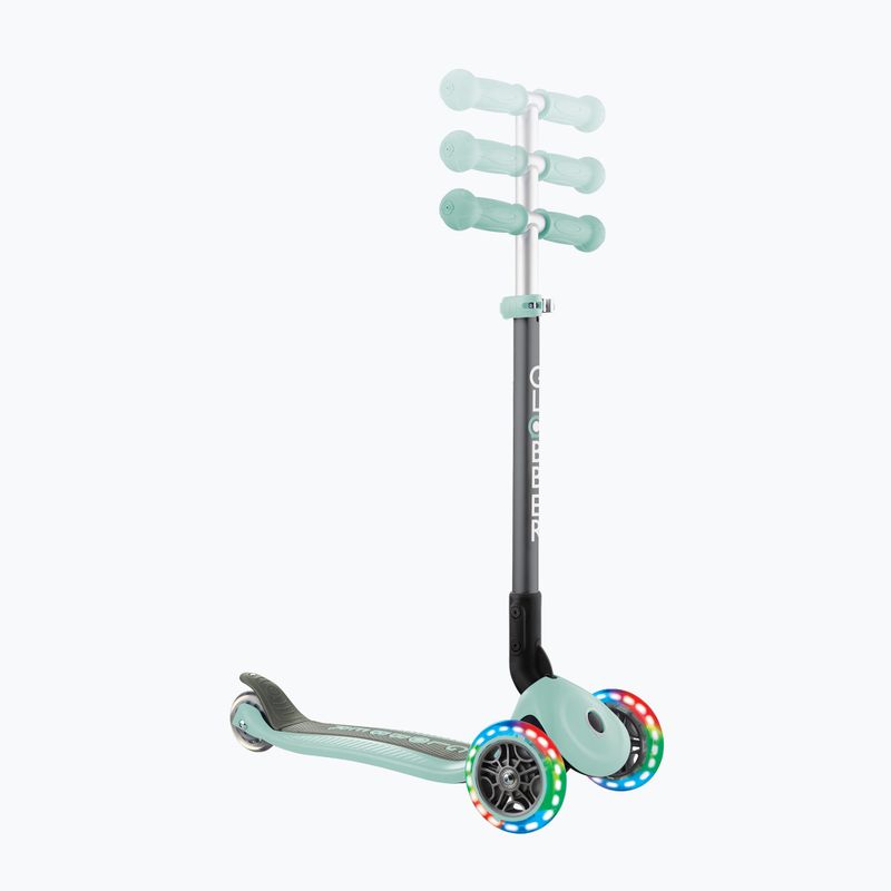 Globber Primo Foldable Lights mint children's tricycle scooter 8