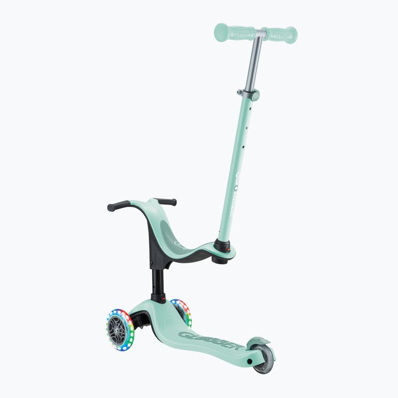 Globber Go.Up Sporty Lights mint children's tricycle scooter 4